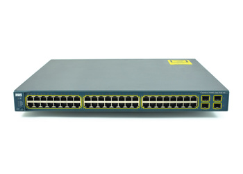 WS-C3560G-48PS-S - 48x 1GE RJ45, PoE 370W 802.3af, uplink 4x 1G SFP, opr. IP Base, Warstwa L3, Cicso Catalyst 3560G Switch