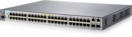 J9778A - 48x 10/100 FE RJ45, PoE+ 382W 802.3at, uplink 2x 1G SFP/RJ45 Combo, HPE Aruba 2530 Switch