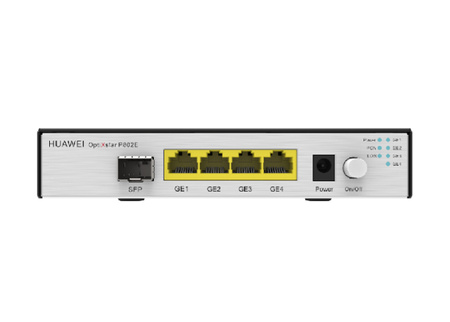 P802E - 4x 1GE RJ45, 1x 10G XGS-PON SC/UPC SFP, Huawei OptiXstar P802E Terminal ONU