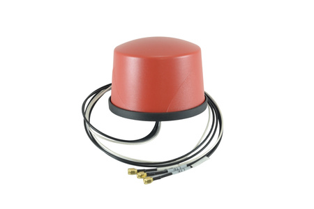 4G-LTE-ANTM-O-3-R, 3w 1- antena indoor and outdoor, 4G LTE, and GPS L1, IP67, UV-resistant, red, Cisco LTE Antena