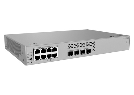 S310S-8P4JX - 8x 1GE RJ45 PoE+, 2x 10GE SFP+, 2x 2.5GE SFP, zasilacz AC, Huawei eKitEngine S310S Switch