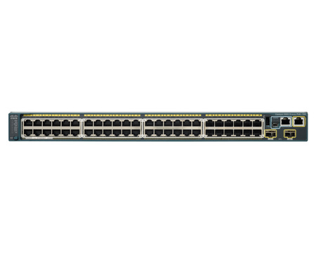 WS-C2960S-48FPD-L - 48x 1GE RJ45, 2x 10G SFP+, LAN Base, PoE+ 740W, Catalyst 2960S Комутатор