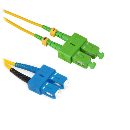 SCAPC-SC-SM-1M - Jednomodowy dupleksowy patchcord światłowodowy SCAPC-SC o długości 1m