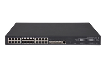 JG936A - 24x 1GE RJ45, PoE+ 802.3at 370W, uplink 4x 10G SFP+, EI, HPE FlexNetwork 5130 Switch