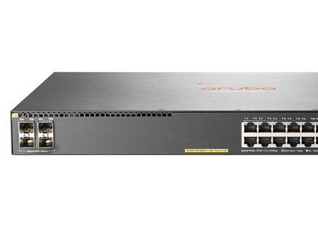 JL356A - Hewlett Packard Enterprise Aruba 2540 24G PoE+ 4SFP+ switch zarządzalny L2 Gigabit Ethernet (10/100/1000) Obsługa PoE 1U Szary