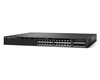 WS-C3650-24PD-E - 24x 1GE RJ45, PoE+ 390W 802.3at, uplink 2x 10G SFP+, opr. IP Services, Warstwa L3, Cisco Catalyst 3650 Switch