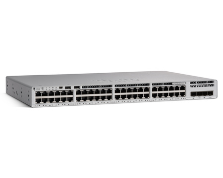C9200L-48P-4G-A - 48x 1G RJ45 PoE+ 740/1440W, 4x 1G SFP, Network Advantage, Cisco Catalyst 9200L Switch