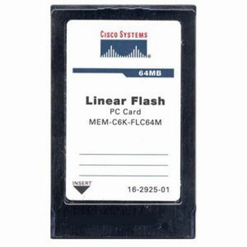 Pamięć flash PCMCIA do przełączników 6000 i 6500