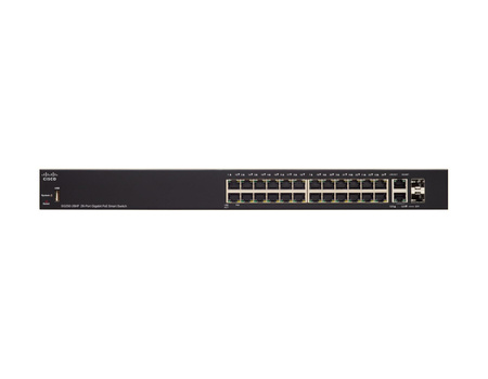 Комутатор Cisco SG250-26  26 GE PoE