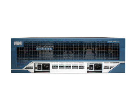 Роутер Cisco 3845 Voice Bundle w/ PVDM2-64,FL-SRST-240,SP Serv,64F/256D