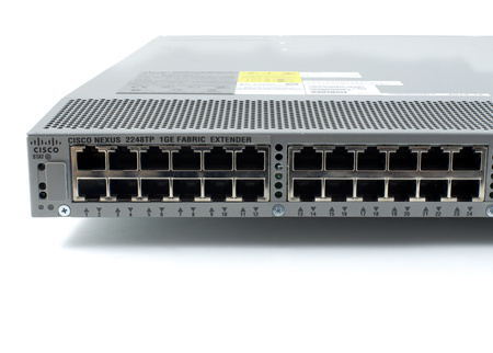 N2K-C2248TP-E-1GE - 1GE Fabric Extender, 48x 1G RJ45, uplink 4x 10G SFP+, 2x Zasilacz AC, Cisco Nexus 2000 Switch