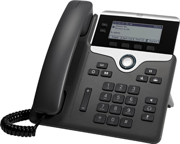CP-7821-K9 - Wyświetlacz monochromatyczny, 1x 10/100 RJ45, 396x162 piksele, Cisco 7821 IP Telefon