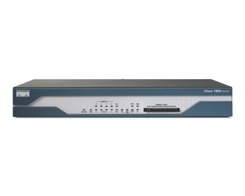 CISCO1803/K9 - Router Cisco z 1 portem WAN RJ45, 1 portem ISDN, 1 portem G.SHDSL oraz 8 portowym switchem