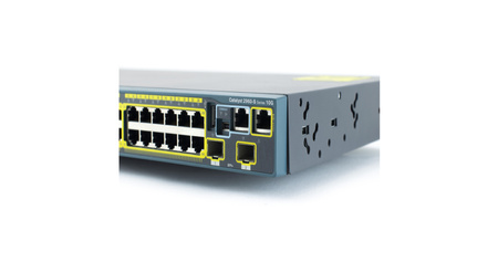 WS-C2960S-24TD-L - 24x 1GE RJ45, uplink 2x 10G SFP+, LAN Base, L2, Stack, Cisco Catalyst 2960-S Switch