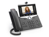 CP-8865-K9 - 5 linii, 2x 1G RJ45, 2x USB, WiFi, Bluetooth, Kamera 720p HD, Kolorowy wyświetlacz 800x480, Cisco IP Telefon