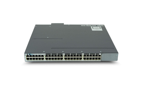 WS-C3750X-48PF-L - 48x 1GE RJ45, PoE+ 800W 802.3at, LAN Base, L2, Stack, Cisco Catalyst 3750-X Switch