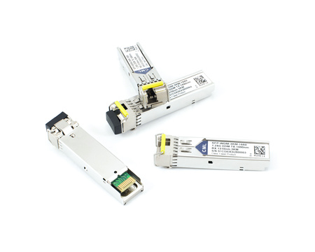 SFP-WDM-3KM-1550-CML - Moduł 1G WDM SFP, SMF, TX:1550nm/RX:1310nm, LC Simplex, 3km, DDM, CML Transceiver