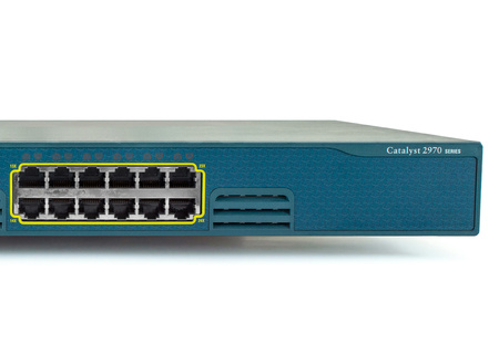 WS-C2970G-24T-E Switch Cisco 2970G