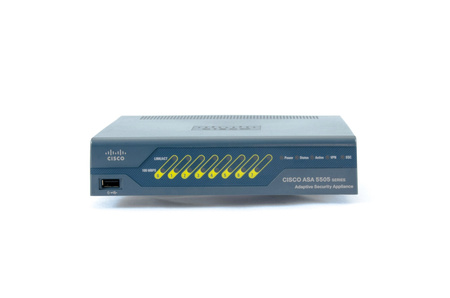 ASA5505-BUN-K9 - ASA 5505 Appliance with SW, 10 Users, 8 ports, 3DES/AES