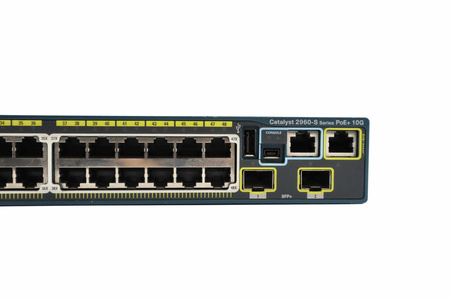WS-C2960S-48FPD-L - 48x 1GE RJ45, 2x 10G SFP+, LAN Base, PoE+ 740W, Catalyst 2960S Комутатор
