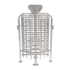 FHT-FHT2300D - wysoka bramka obrotowa ZKTeco Podwójna wysoka bramka obrotowa, ze stali nierdzewnej SUS304.