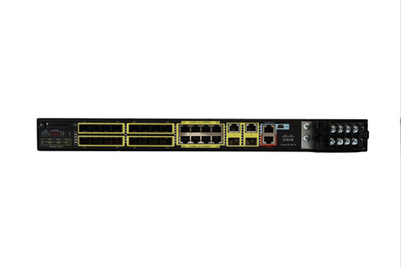 Rugged Industrial Ethernet комутатор з 16 Fast Ethernet SFP порти, 8 10/100BASETX/PoE порти, та 2 dual-purpose Gigabit Ethernet uplinks
