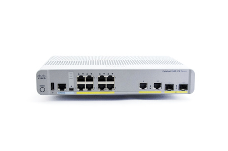 WS-C3560CX-8TC-S - 8x 1GE RJ45, uplink 2x 1G SFP, 2x 1G RJ45, IP Base, Chłodzenie pasywne, L3, Cisco Catalyst 3560-CX Switch
