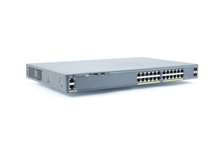 WS-C2960X-24TS-LL - 24x 1GE RJ45, uplink 2x 1G SFP, LAN Lite, L2, Cisco Catalyst 2960-X Switch