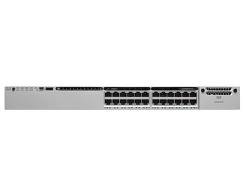 WS-C3850-24U-E - 24x 1GE RJ45, UPOE 60W, Budżet PoE 800W, 1RU, IP Services, L3, MACsec AES-128, Cisco Catalyst 3850 Switch