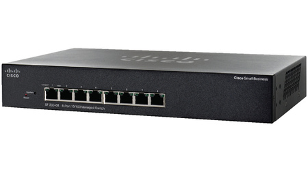 Комутатор Cisco SF300-08 8-port 10/100 FE порти - SRW208-K9