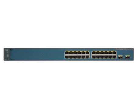 WS-C3560V2-24PS-E - 24x FE, PoE, 2 SFP, Enhanced Image, Cisco Catalyst 3560V2 Комутатор