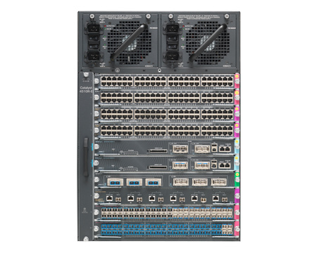 WS-C4510R - 10-slotów Chassis, fan, no p/s, Cisco Catalyst 4500 Switch