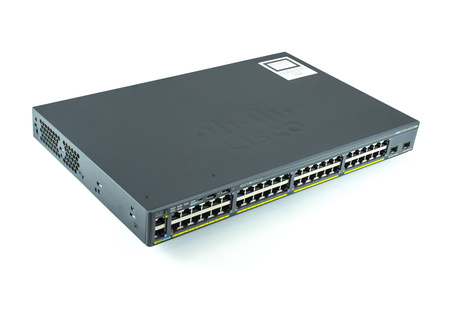 WS-C2960X-48TD-L - 48x 1GE RJ45, uplink 2x 10G SFP+, ПО LAN Base, Cisco Catalyst 2960-X Комутатор