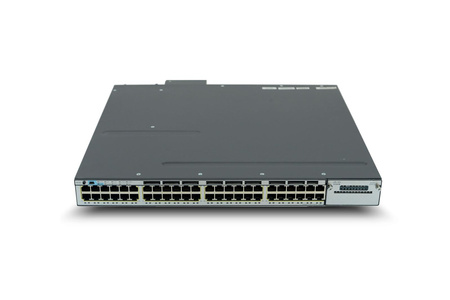 WS-C3750X-48PF-S - 48x 1GE RJ45, PoE+ 800W/1440W 802.3at, Opcjonalny uplink 2x 10G SFP+, ПО IP Base, Покоління L3, Cisco Catalyst 3750-X Комутатор