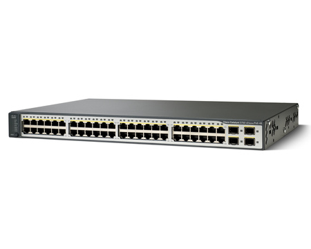 WS-C3750V2-48PS-E Switch Cisco Catalyst 3750V2