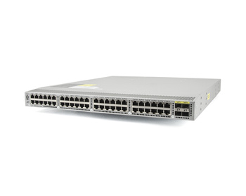 N3K-C3048TP-1GE - 48x 1GE RJ45, uplink 4x 10G SFP+, 2x Zasilacz, opr. LAN Base, Warstwa L3, Cisco Nexus 3000 Switch