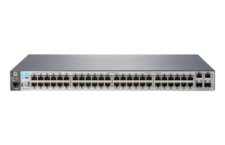 J9781A - 48x 10/100BASE-TX RJ45, 2x 10/100/1000BASE-T RJ45, 2x 1G SFP, L2, HPE 2530-48 Switch