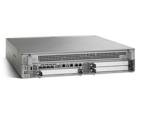 Router Cisco ASR1002 Chassis, 4 built-in GE, Dual P/S, 4GB DRAM
The same features and components as the Cisco ASR 1002 Route