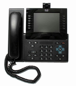 CP-9971-C-CAM-K9 - Charcoal, Standardowa słuchawka, dołączona kamera, Cisco 9971 IP Telefon