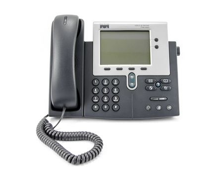 CP-7940G - Telefon Cisco IP 7940G z dużym monochromatycznym wyświetlaczem LCD