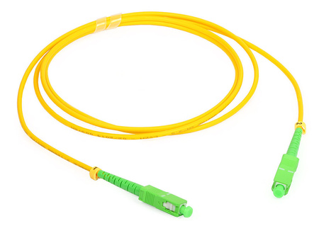 SCAPC-SCAPC-SM-1M SX - Jednomodowy simpleksowy patchcord światłowodowy SCAPC-SCAPC o długości 1m
