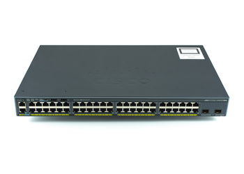 WS-C2960X-48TD-L - 48x 1GE RJ45, uplink 2x 10G SFP+, LAN Base, L2, Cisco Catalyst 2960-X Switch