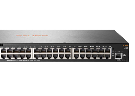 JL355A - 48x 1GE RJ45, uplink 4x 1G/10G SFP+, L2, HPE Aruba 2540 48G 4SFP+ Switch