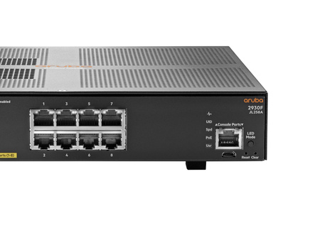 JL258A - HPE Aruba 2930F 8G PoE+ 2SFP+ Swch