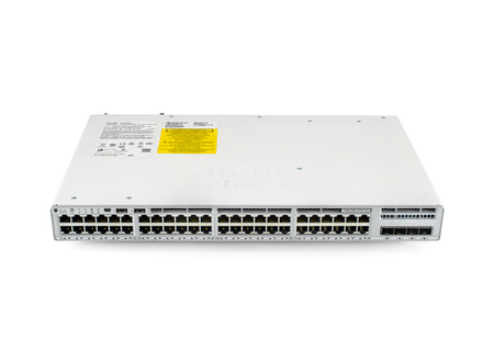 C9200L-48P-4G-E - 48x 1GE RJ45 PoE+ 740/1440W 802.3at, uplink 4x 1G SFP, Network Essentials, Cisco Catalyst 9200L Комутатор