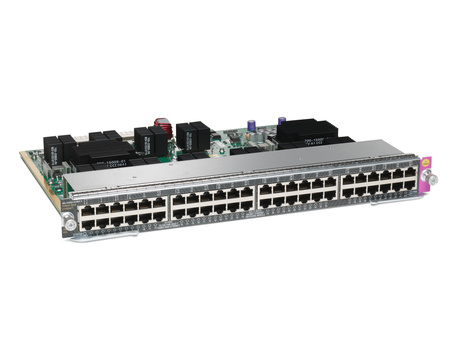 WS-X4648-RJ45V-E - Cisco Catalyst 4500-E 48-Port PoE 802.3af 10/100/1000 (RJ-45) Module