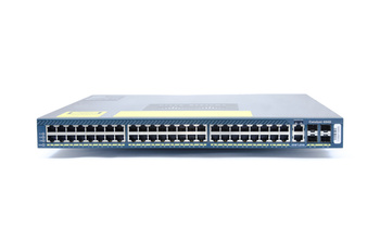 WS-C4948-E - 48x 1GE RJ45, uplink 4x 1G SFP, 1x Zasilacz AC, Enterprise Services, L3, Cisco Catalyst 4948 Switch