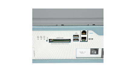 Router CISCO 2821 w/ AC PWR,2GE,4HWICs,3PVDM,1NME-X,2AIM,IPBASE,64F/256D