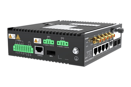 Роутер NetEngine AR502H-5G 2x RS485 (або 2xRS232), 1x DI/DO, 3x GE (10/100/1000M RJ45), 2x GE COMBO,1x 5G(dual SIM), 1x USB3.0, GPS/GLONASS/BDS, 9.6-60VDC