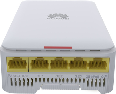 AirEngine5761-12W - 1x 1GE RJ45, 4x 1GE RJ45 (w tym 1x PoE), 2x Pass Thru, 2.4/5GHz 2x2, WiFi 6, montaż na ścianie, Huawei AirEngine 5700 Access Point